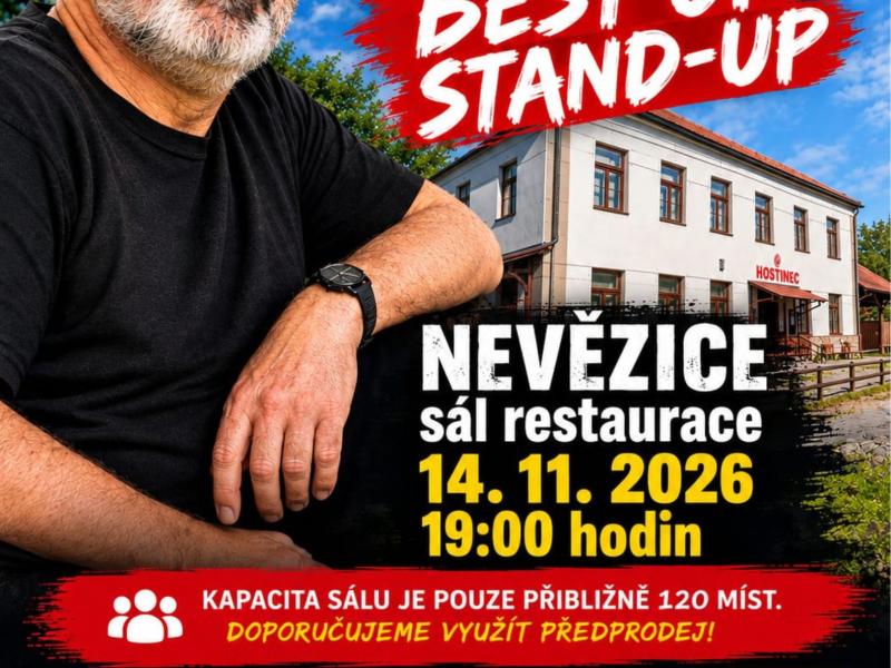 Obec Nevězice pořádá 14. listopadu kulturní představení.